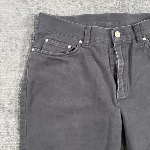 Jones New York Signature Pants Women's Size 8 Black Wide Leg Stretch Cotton - Picture 9 of 16